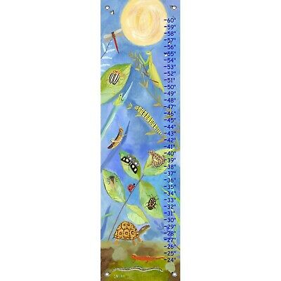 Oopsy daisy Backyard Bugs Growth Chart by Donna Ingemanson, 30cm by 110cm