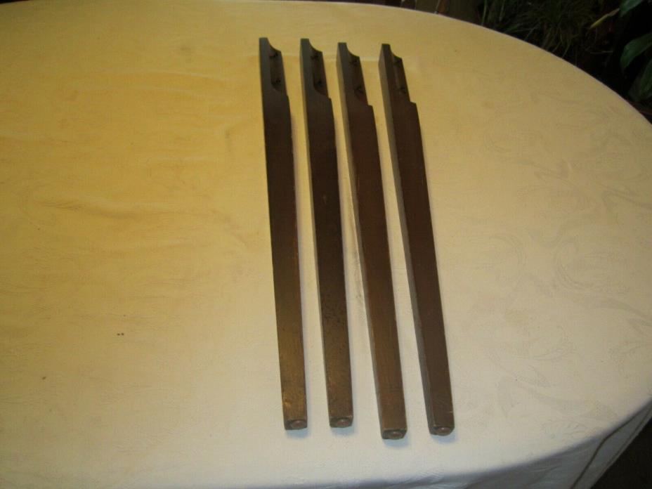 Vintage Wood Mid-Century Modern Retro Table Legs  Spindle Set of 4 - Reclaimed