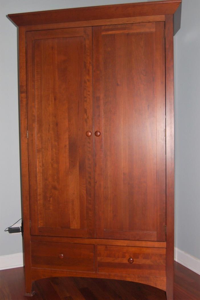 Armoire: Ethan Allen Armoire Cherry Finish