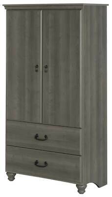 Armoire with Drawers in Gray Maple [ID 3495421]