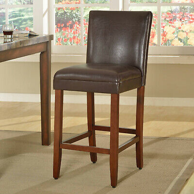 Copper Grove Quince 29-inch Luxury Brown Faux Leather Barstool