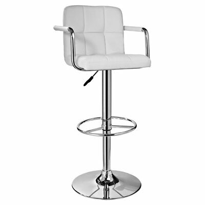 Powell Quilted Bar Stool, White