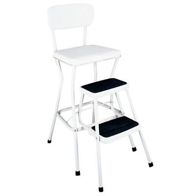 Cosco Home & Office Chair/Step Stool 11-118-WHT Unit: EACH