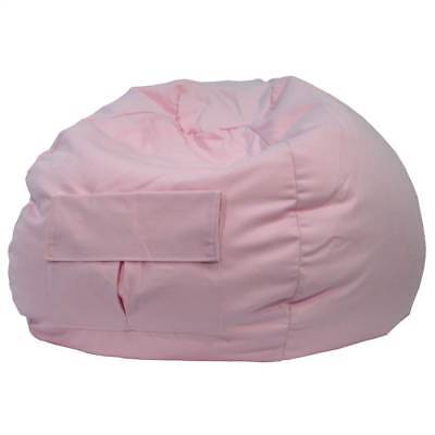 Pink Round Beanbag-Twill [ID 50554]