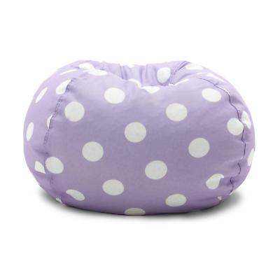 Big Joe Classic Bean Bag Chair, Lavender Polka Dot