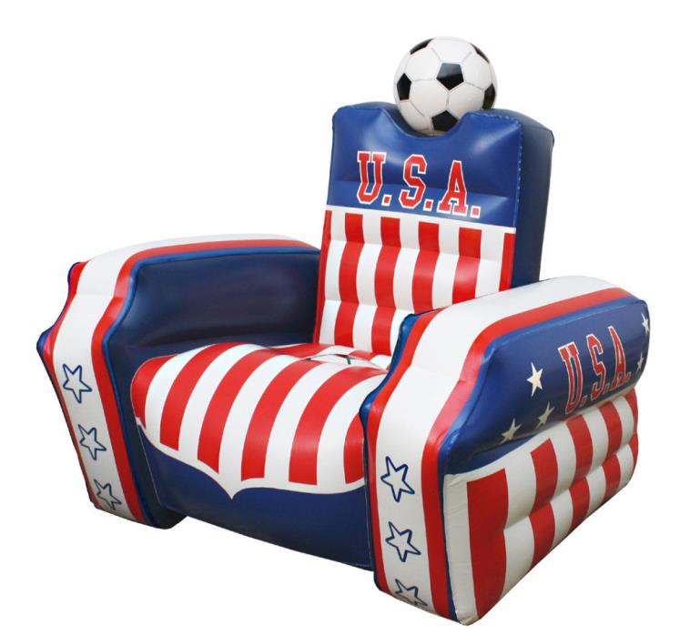 Inflatable USA SOCCER CHAIR - NIP