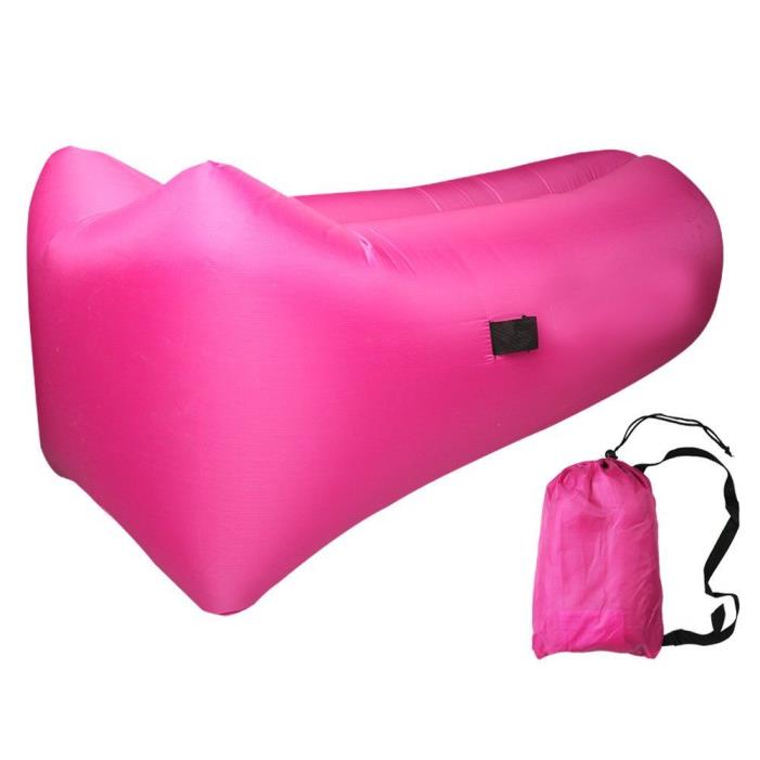 Inflatable Air Lounger Portable Air Sofa with Carry Bag Pockets & Anchor