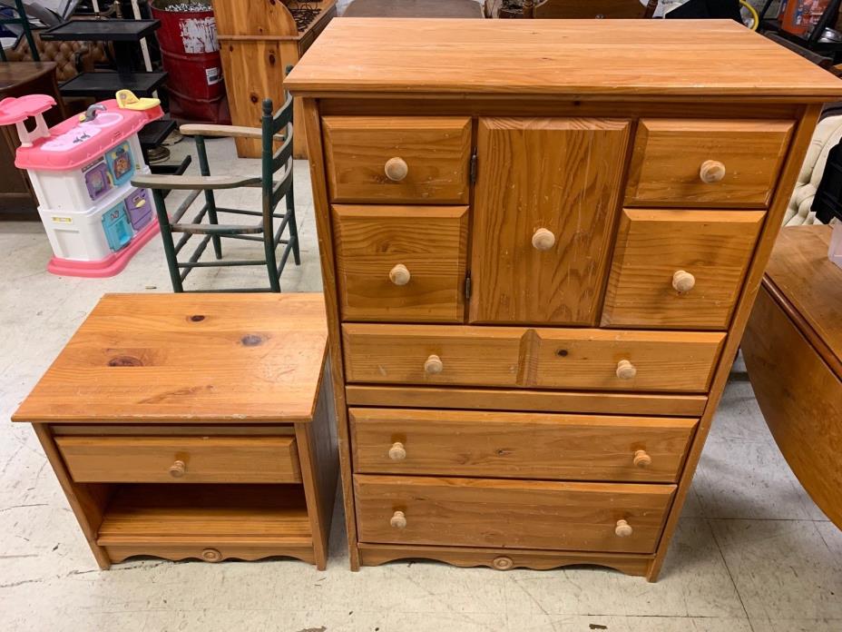 Baby's Dream Dresser (Chester Drawer) and Night Stand