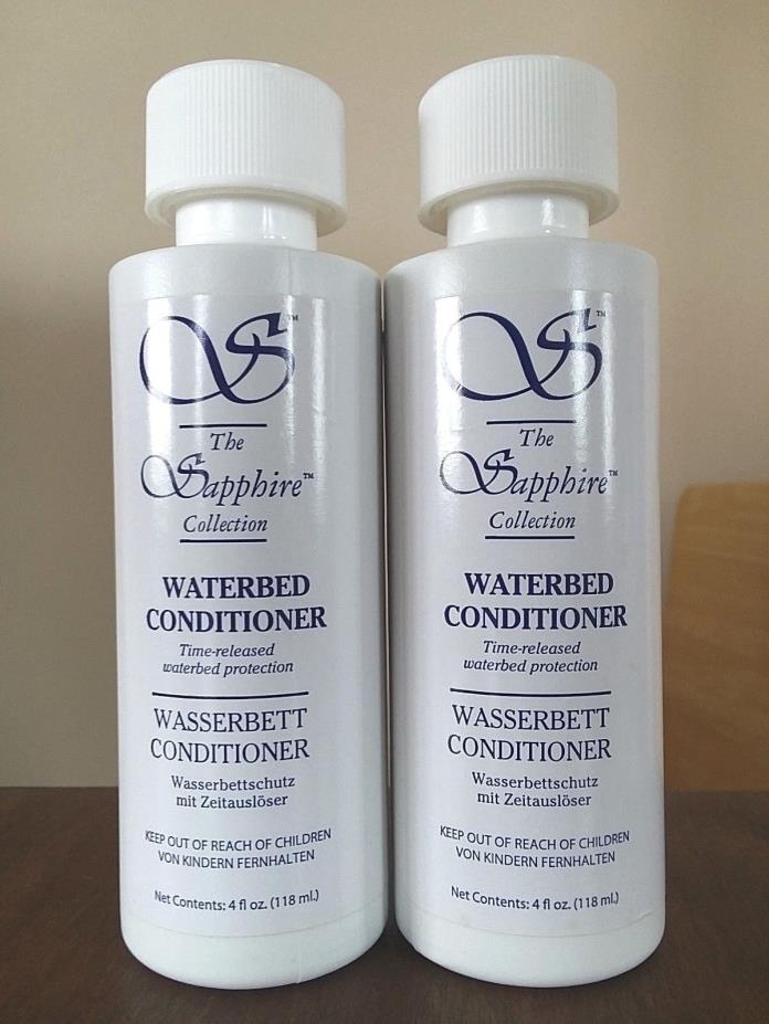 BLUE MAGIC THE SAPPHIRE COLLECTION WATERBED CONDITIONER - TWO 4 OZ BOTTLES