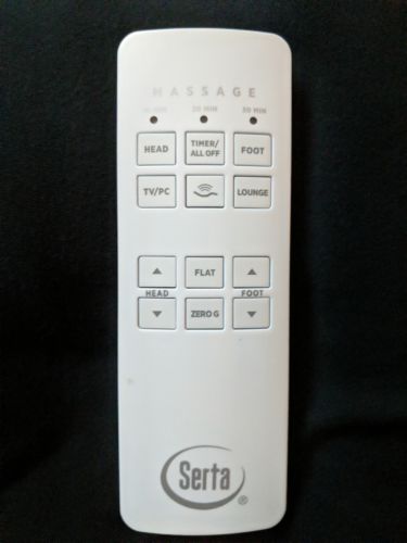 Serta Motion Perfect Remote Control RF258B 75310