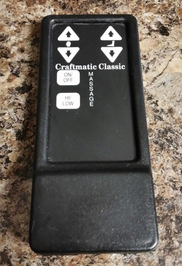 Craftmatic Classic Bed Remote control black