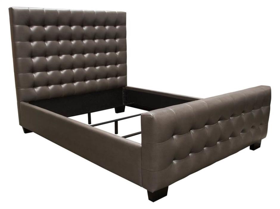 Oversized Footboard Bed in Elephant Gray [ID 3788510]