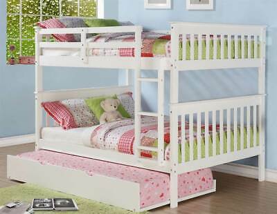 Full Over Full Mission Bunkbed with Roll Out Twin Trundle [ID 3319060]