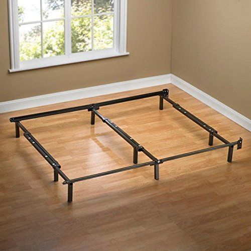 Adjustable Bed Frame Sturdy Heavy Duty Metal Fits Full Queen King Width Mattress