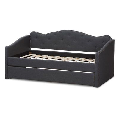 Baxton Studio Kaija Modern and Contemporary Daybed with Trundle