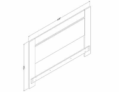 South Shore Reevo Panel Headboard