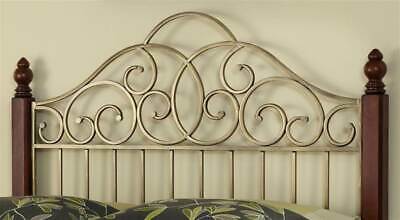 Headboard in Cinnamon Cherry and Aged Gold Finish [ID 3162077]