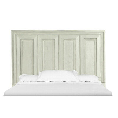 Magnussen Home Raelynn Panel Bed Headboard in Weathered White - King - B4220-64H