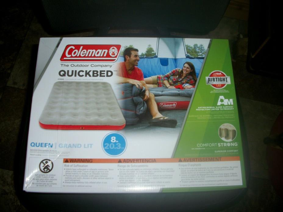 COLEMAN Quickbed Queen Air Bed Mattress (New Never Used)