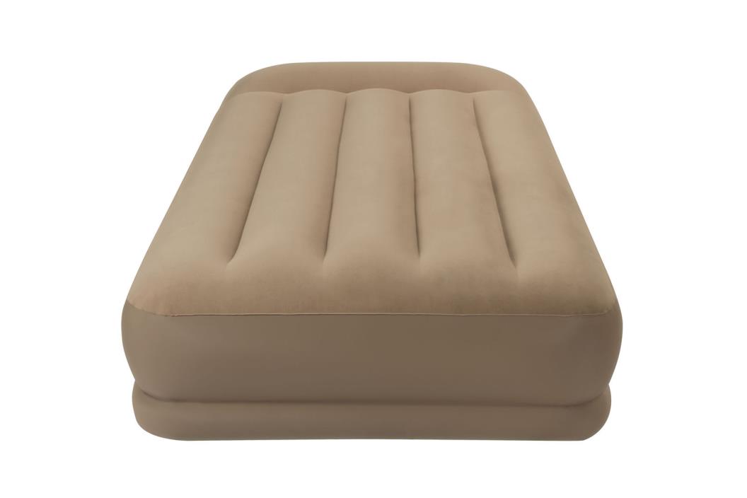 Intex Pillow Rest Mid-Rise Air Bed Mattress Airbed w Built In Pump 67741E