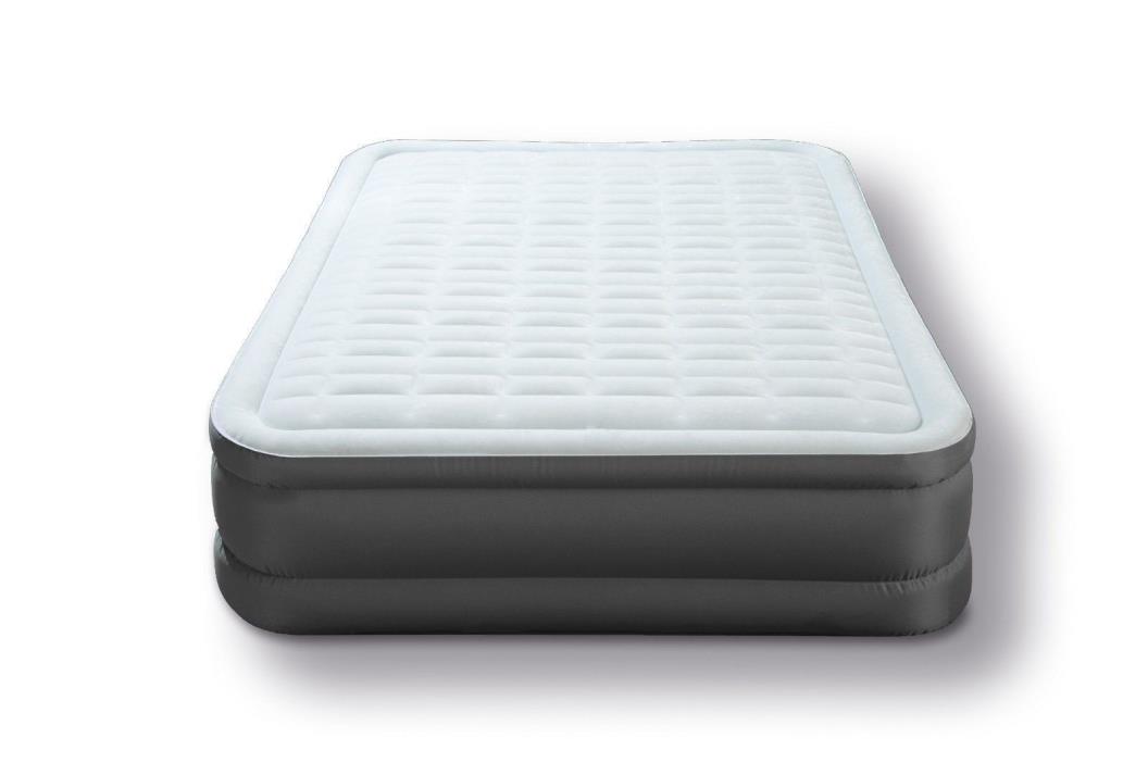 Intex Queen Raised Premaire Elevated Mattress Fiber Tech Air Bed w/ Pump 64473E