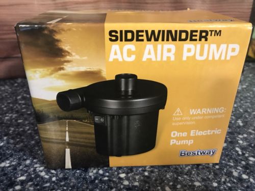 NIB Bestway Sidewinder AC Electric 3-Valve Air Pump FREE SHIPPING