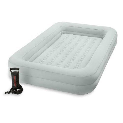 Intex Travel Inflatable Kids Airbed Hand-Pump Portable