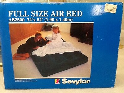 Inflatable Mattresses, Sevylor Full Size Air Bed - New 74x54 (1.90x1.40) AB2500