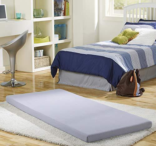 Simmons BeautySleep Siesta Memory Foam Mattress: Roll-Up Guest Bed/Floor Mat,