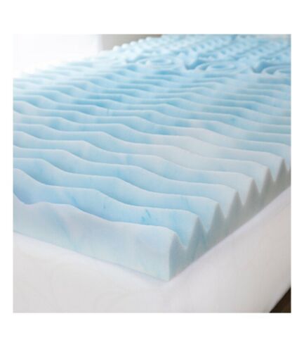 Twin XL Size Bed 5 Zone Foam Mattress Topper Gel Orthopedic Pad Sleep Brand New