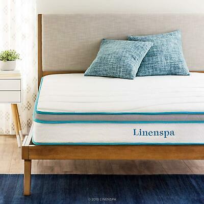 LINENSPA 8 Inch Memory Foam and Innerspring Hybrid Mattress - Twin