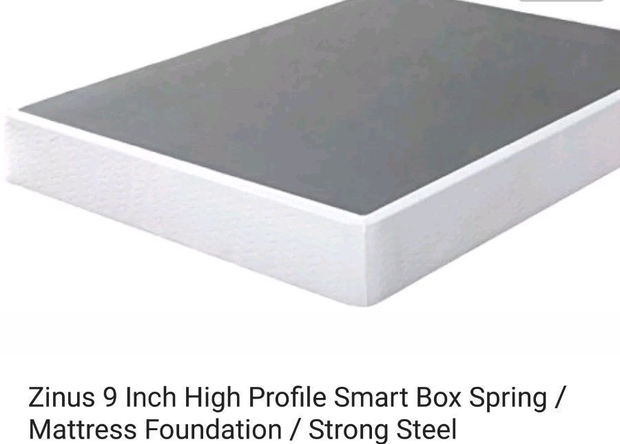 Zinus 9 Inch High Profile Smart Box Spring / Mattress Foundation / Twin XL