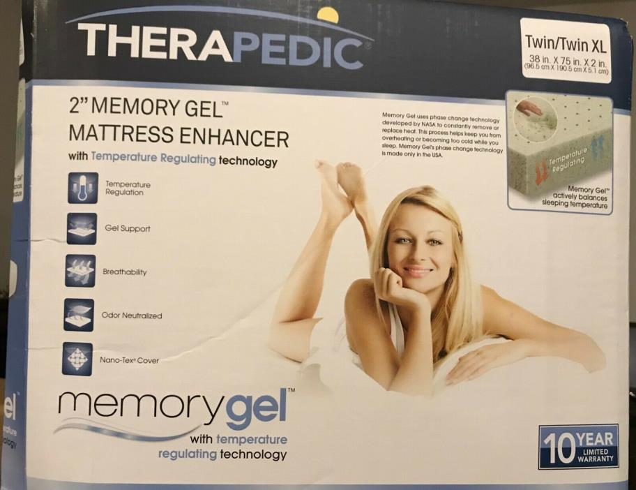 Therapedic Memory Gel 2-Inch Mattress Enhancer - Twin