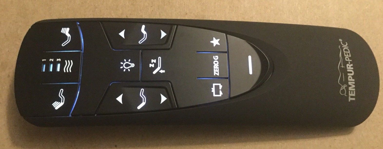 Tempurpedic Remote RF358A, JLDK33.01.18 WKRZRF358A Zero G