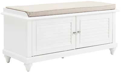 Crosley Furniture Palmetto Entryway Bench - White