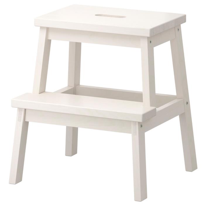 IKEA BEKVAM Step Stool, White, Hand-Hole in Top, 401.788.88 - NEW IN BOX