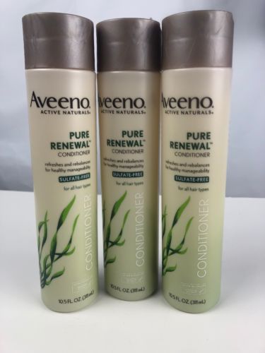Aveeno Pure Renewal Conditioner, Sulfate-Free, 10.5 Fl. Oz Pack of 3 (BD