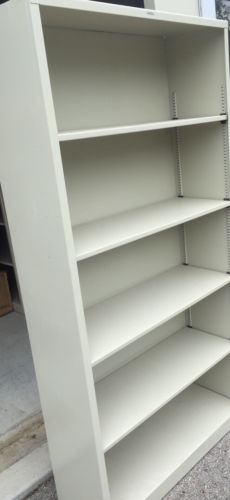 HON Metal Bookcase Five-Shelf 34-1/2w x12-5/8d x71 Shelving Retails@$500 8 avail