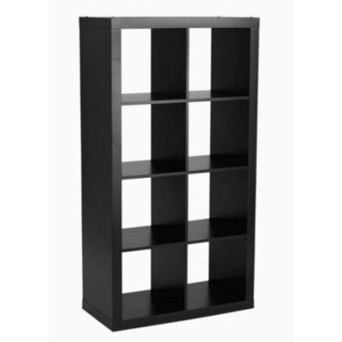 Better Homes and Gardens 8-Cube Organizer, Solid Black