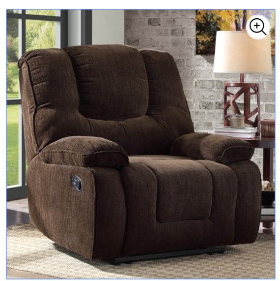better homes and garden big and tall recliner with in-arm storage and USB