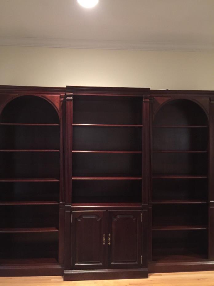 TELL CITY CHAIR COMPANY TIDEWATER CHERRY BOOKCASE SHELF DISPLAY CABINETS