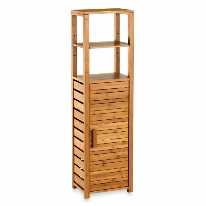 Bamboo Tall Floor Cabinet