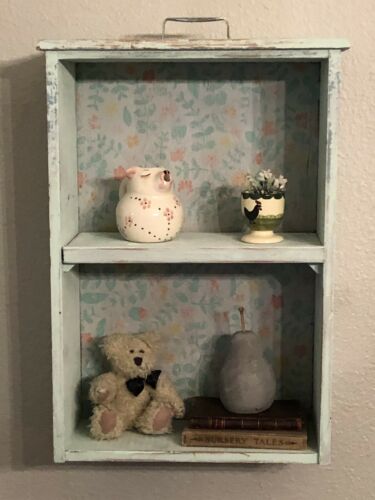 VINTAGE Cabinet Drawer Makes Perfect Curio Shelf Display