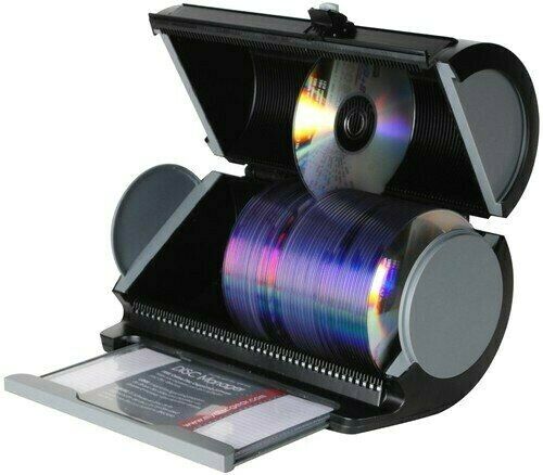 80 Disk CD DVD Storage Manager Protect and Organize Media, Durable Hard Plastic