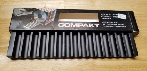 1 Michael Santella DIBIS Compakt Extruded Aluminum 15 CD Rack Holders Black