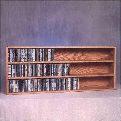 Wood Shed 300 Series 354 CD Wall Mounted Multimedia Storage Rack