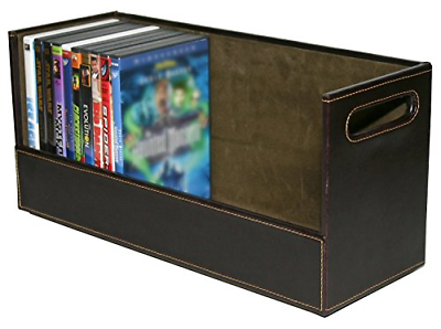 Stacking DVD Bluray Movie Game Media Box Case Tray Storage Organizer Holder Home