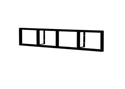 Modern Cd DVD Wall Mount Media Rack Storage Metal Shelf Organizer  Black