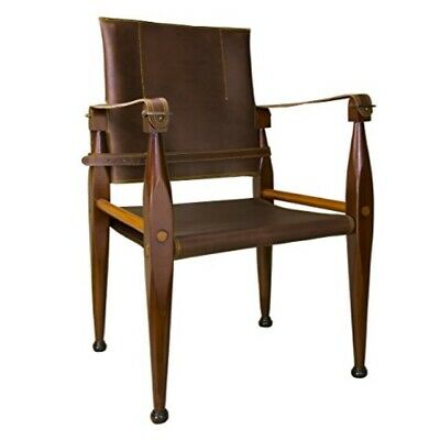 Bridle Leather Campaign Chair - Furniture