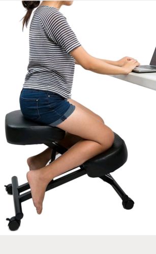 SLEEKFORM Ergonomic Kneeling Chair, Adjustable Stool For Home and Office -...
